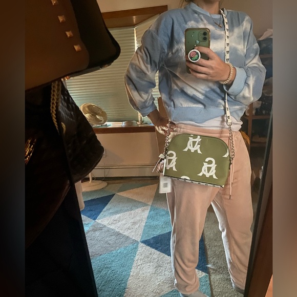 Amazingly unique Steve Madden Colorblock SM Crossbody NWT - Picture 8 of 8